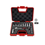 İzeltaş 1107006014 1/4 Derin Lokma Anahtar Takımı (14 Parça)