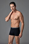 Erkek Beyaz Pamuklu Modal Compact Boxer Set 2 Li