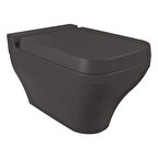 Bocchi  Scala Asma Klozet, Yavaş Kapanan Kapak 1080-020-0128 Antrasit