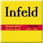 Thomastik IN-109 Infield Elektro Gitar Teli Seti (Profesyonel - Extra Light 09-42) | Süper Alaşım Kaplama, Parlak ve Net Ton Karakteri, Hızlı Çalım İçin Düşük Tansiyon | Ölçüler: 0.009 - 0.042 İnç Takım