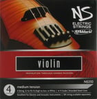 D'Addario NS310 NS Electric Elektro Keman Tel Seti - 4/4 Tam Boy (Profesyonel) | Ned Steinberger Tasarımı, Elektro Kemanlar İçin Optimize Edilmiş Sinyal Çıkışı ve Kararlı Akort
