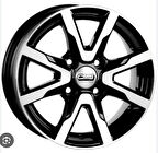 4*108*14*6.0 ET15 CH67.2 CMS-1010 GLOSSY BLACK DIAMOND