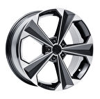 5*112*18*8.0 ET38 CH72.6 TITANIUM DIAMOND BAVYERA