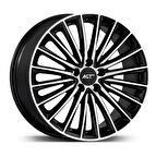 5*112*19*8.0 ET38 CH66.6 GLOSS BLACK DIAMOND