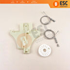 Ford Mondeo MK2 MK3 4/5 Kapı 1996-2007 1S71F27000B İçin Arka Sağ Kapı Cam Kriko Tamir Seti