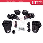 Mercedes E Class W213 X213 W238 C238 A238 2016-2020 A2138202300 İçin Sağ Sol Ön Far Ayak Tamir Seti