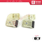 VW Transporter T5 T6 Caravelle Multivan 2003-2024 7H0837754 İçin Ön Sağ Cam Kriko Klips Ayak Seti