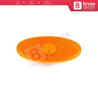 Renault Master MK3 Opel Movano B NV400 X62 İçin 1 EA Amber Renk Yan Kapı Çamurluk Reflektör Sinyali