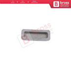 BMW E39 E46 için Sunroof Güneşlik Açma Tutamak Elceği Koyu Gri 54137134542