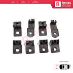 VW Crafter MK1 2E 2F 2006-2017 2E0998225 2E0998226 İçin Sağ Sol Ön Far Ayak Tamir Seti