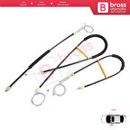 Ford F-Max Truck H625 2018-On 910649101 için Sol Kapı Cam Kriko Tamir Seti