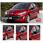 Peugeot 308 2007-2013 Batman Yarasa Ayna Kapağı Piano Black ABS Plastik