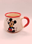 Mickey Mouse Baskılı Seramik El Yapımı Mug Kupa