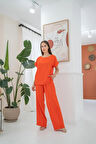Oranj Thirt Ve Pantolon Takım