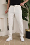 Erkek Casual Slim Fit Cord Desenli Kumaş Pantolon