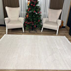 Apex Azur 6541 Açık Gri Modern Makine Halısı