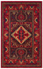 Hoom Rugs Cadis KDM 04 Red Vintage El Emeği Yüksek Kara Tezgah Halısı