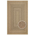 Hoom Rugs Naturel 02 Suya Dayanıklı Jüt Görünümlü Sisal Halı