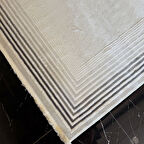 Hoom Rugs Galista 214 Gri Antrasit Modern Yün Tuşeli Akrilik Halı