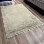 Hoom Rugs Overdye OVR05 Krem Bej Doğal Bambu & Viskon Modern Salon Halısı