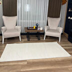 Hoom Rugs Nova 1123 Krem Mikrofiber Modern Dokuma Halı