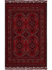Hoom Rugs Afgan AFG 05 Red Antibakteriyel Kaymaz Tabanlı Dekoratif Kilim