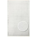 Hoom Rugs Como NAP 02 Grey Viskon & Floş Sık Dokuma Modern Salon Halısı