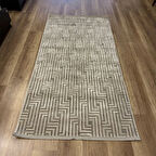 Hoom Rugs  Ares 1140 Vizon Modern Düz Desen Pamuk Taban Halı