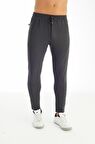 Crozwise 2192-06 Beden L Antrasit_Yeşil Ottoman Dar Paça Erkek Spor Pantolon