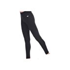 CROZWİSE 3028 Siyah Beden M(38) Poly Micropolyester Kadın Uzun Fitness Spor Tayt