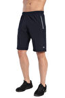 CROZWİSE 3192-01 Lacivert Beden XXL Astarsız Dalgıç Kumaş Training Erkek Spor Şort