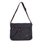 Ççs London 31472 Kanvas Postacı Çanta Siyah