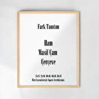 Premium Ham Masif Çam Çerçeve - 3mm MDF Arkalık - 500 Mikron Kırılmaz Şeffaf PVC Ön Koruma - Şık ve Dayanıklı Duvar Masif Ahşap Çerçevesi