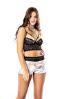 HotFlirt NL 3530 Dantel İşlemeli Şortlu Takım ÇOK RENKLİ