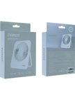 Everest Efn-601 Beyaz 2000Mah 4 Kademeli 4000Rpm Hız Metal Ayak Masaüstü Usb Fan