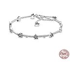 Gökyüzündeki yıldız bileziği 925 gümüş pan.dr.a gümüş Ayarlanabilir ölçü 925 gümüş