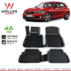Bmw 1 Serisi F20 Paspas 2011 Sonrası 3d Havuzlu Wöller Paspas