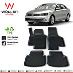Volkswagen Jetta Paspas 2011 2019 Arası Uyumlu 3d Havuzlu Wöller Paspas