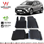 Hyundai Bayon Paspas 2021 Sonrası Uyumlu 3d Havuzlu Wöller Paspas