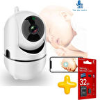 Hafıza Kartlı Wifi Kamera Bebek Telsiz Kamera Hareket Algılama İle İzleme Ses Dinleme