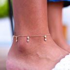 Mini İkili Tektaş Halhal