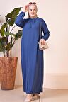 Kadın Buyuk Beden Viskon Uzun Anne Elbise