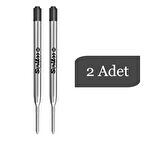 Scrikss Standart Dev Refil Kalem Yedeği Siyah 2 Adet