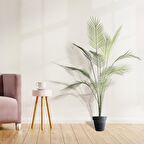 Yapay Ağaç Areka Ağacı Palmiye Ağacı Salon Bitkisi Yapay Areka 130 cm 12 Yaprak