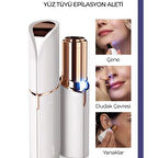 ŞARJLI- Yüz Vucut Epilasyon Aleti Bıyık Alma Epilatörü Yüz Epilatör Kaş Bıyık Tüy Alma Aleti