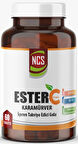 Ester C Vitamini 1000 MG 60 Tablet Kara Mürver Turunçgil