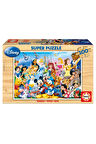 Çocuk Ahşap Puzzle 100 Parça Disney Harikalar Diyarı