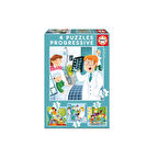 Educa Çocuk Puzzle 12 16 20 25 Parça Meslekler 17146
