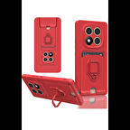 Xiaomi Uyumlu Redmi Note 14 Pro 4G Kılıf Zuma Kartvizitli Yüzüklü Silikon