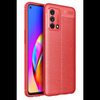 Newface Oppo A74 4G Kılıf Auto Focus Kapak - Kırmızı